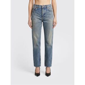 Saint Laurent Jeans Woman Blue